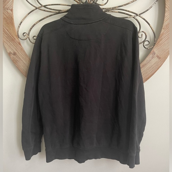 Kenneth Cole 1/4 Zip Sweatshirt Navy Blue Pullover Sz L - Picture 2 of 11